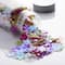 12 Pack: Specialty Polyester Glitter Flower Shapes by Recollections™
